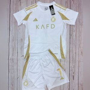 YOUTH Ronaldo 25-26’ Jersey Soccer Kits (Jersey + Shorts) Toddler X-SMALL 5/6